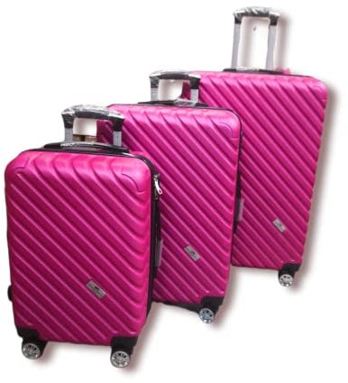 Umberto Ravelli Set de 3 valises ABS (Pink)