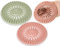 ZoeTekway 2 Piezas Filtro de Silicona para Pelo Colador de Drenaje Universal para Cocina, Baño, Ducha y Fregadero (Rosa y Verde)