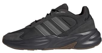 adidas Ozelle Shoes, Zapatos Hombre, Carbon/Grey Four/Pulse Lime, 39 1/3 EU
