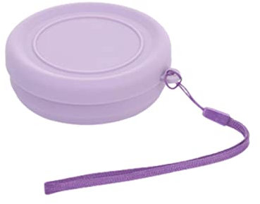 Firulab Coppa Pieghevole - Borraccia Pieghevole in Silicone Riutilizzabile - Bicchiere da Campeggio espandibile con Coperchio, Piccole Tazze Portatili per Viaggi, Escursioni, Sport all'Aria Aperta