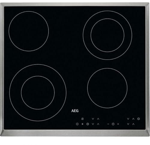 AEG HK634021XB - Piano cottura in vetroceramica, 4 zone di cottura, Touch Control
