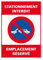 Panneau Stationnement Interdit, Emplacement Réservé Pvc 1 Mm - 150 X 210 Mm Signalisation Rectangulaire Prépercée Avec Kit De Fixation Fabrication Française