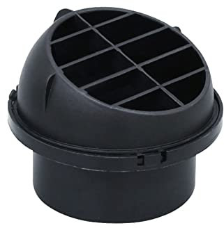 Direzionale Girevole 42mm 60mm 75mm 90mm Diesel Riscaldatore di Parcheggio Riscaldatore Aria Calda Uscita Aria Sfiato (Color : 90mm)