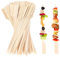 Spieße Fingerfood, Abeillo 100 x 12cm Cocktailspieße, Holz Cocktail Sticks Cocktail Spieße Cocktail, Bambus Spieße, Zahnstocher Cocktail-Picks, Partyspieße, Spiesse für Obst Snacks Fingerfood
