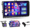 Hikity Android 13 Autoradio per VW Golf 5 V 6 Polo Seat Passat Tiguan Skoda Seat Leon, 1G 32G 9 Pollici Auto Radio Stereo con GPS WiFi Bluetooth Mirror Link FM 2USB + MIC + Telecamera Posteriore