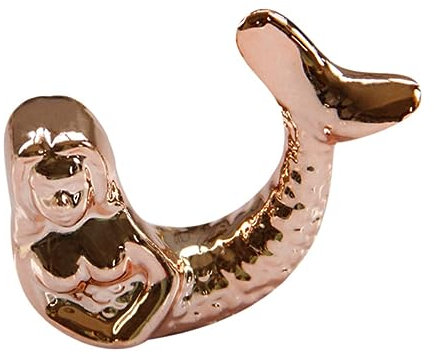 Alipis Mermaid Ornaments Ceramic Desktop Decor for Home Bathroom Living Office Mermaid Decor Ceramic Craft