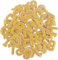 TXSN 72pcs Iron on Letters and Numbers Patches, Embroidered Letters and Numbers Applique Patches for Clothing, Hat, Jacket, Jeans, Backpacks, Bags and More, Yellow
