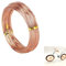 18 Gauge 1mm Copper Aluminum Craft Wire, 45m Flexible Wire for Crafts, Floristry, Jewellery Making & Bead Floral Making