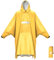 ANYOO Wasserdichter Regenponcho Winddichter Regenmantel mit Seitlichem Reißverschluss, Leichter Regenjacke mit Verstellbaren Ärmeln für Outdoor Wandern Radfahren, Einheitsgröße, Gelb