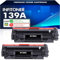 2er-Pack Mit Chip 139A W1390A Toner Kompatibel für HP 139A 139X W1390A W1390X Laserjet Pro 3002dw 3002dn MFP 3102fdw 3102fdn 3002 3102 Tonerkartusche (Schwarz)