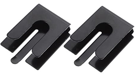 STOBOK 2pcs Radio Mount Iron Mic Holder for Ham Radio Hanger for Car Mobile Mount Holder Use