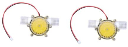 Toyvian 2 Stück Dc Micro Generator Werkzeug Mini-Generator Mikro-wasserturbine Turbinengenerator Wasserkraftgenerator Gelb PVC