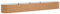 vidaXL Hochbeet Braun mit Holz-Look 400x80x44 cm Stahl