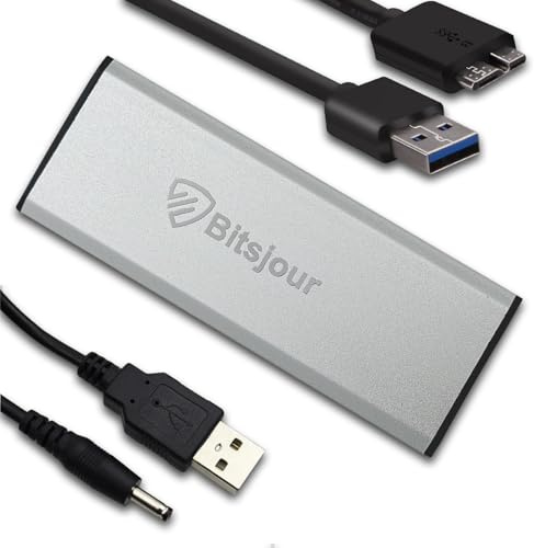 Bitsjour SSD Case for Apple MacBook Pro Retina 2012 Early 2013, USB 3.0 5Gbps External Enclosure for 7+17 Pin Hard Drives A1425 EMC 2557/2672 and A1398 EMC 2512/2673