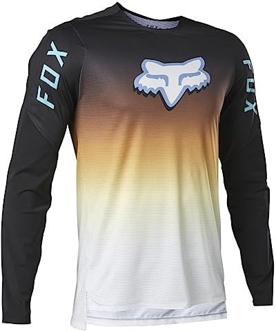 Fox Flexair Race Spec Mens LS MTB Jersey - Black, Medium/Long Sleeve Top Trail Mountain Bike Shirt