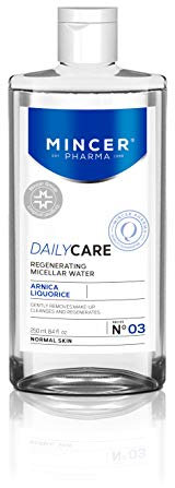 Mincer Pharma Daily Care Regenerierendes Mizellenwasser für Normale Haut mit Arnika und Lakritz 250 ml