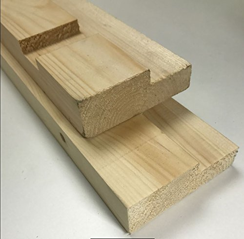 Internal Door Frame, Casing, Lining Made from Softwood Timber 2 Sets in A Pack in Various Sizes (120mm)