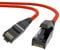 AIXONTEC 2 Stück 0,3m Cat.7 OUTDOOR Ethernet RJ45 LAN Patchkabel 10 Gigabit GbE Netzwerkkabel Aussenbereich Draka UC900 Kategorie 7 PUR Profi-LAN Kabel geschirmt Rot UV-Beständig Öl-Beständig