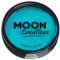 Moon Creations Maquillaje Facial y Corporal Profesional | Pintura de Color Profesional | Pintura Facial para Niños, Adultos, Disfraces, Festivales, Halloween Turquesa 36g