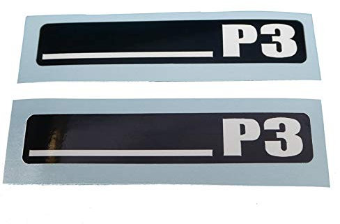 Hercules P3 Ersatzteil Sticker/Trittbrett, Motorverkleidung Schriftzug Dekor. Zum Restaurieren von Lack & Verkleidung. Motorrad Emblem Alternative