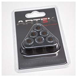 GALET SCOOT ARTEK K1 15x12 4,3g (x6) POUR MBK 50 BOOSTER, NITRO, OVETTO, STUNT-YAMAHA 50 BWS, AEROX, NEOS