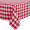 REDBEST Tischwäsche Tischdecke Landhaus karo Nashville rot Größe 130x250 cm - strapazierstark, langlebig, glattes Gewebe, mit Kuvertsaum (weitere Farben, Größen)