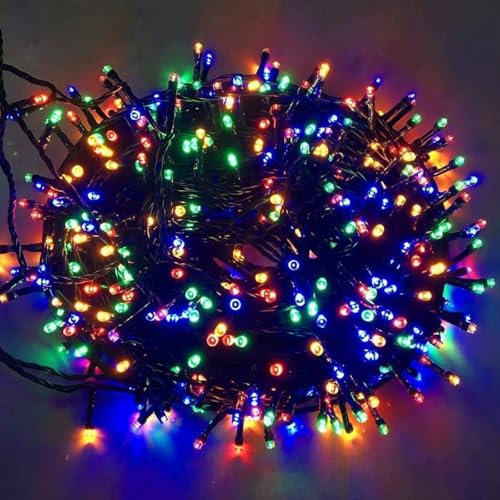 Avoalre LED String Lights Battery Powered 40m 300LEDs Christmas Lights Fairy Lights Indoor Decoration with 8 Modes Auto Timer for Christmas Tree Wedding Party Outdoor Decorations - Multicolor