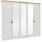 Kleiderschrank Jasmin Anderson Pine Artisan Nb. Eiche Nb. 5-türig Mit Spiegel