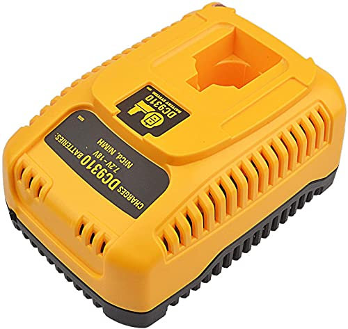 DC9310 18V NI-CD NI-MH Battery Charger for DEWALT 7.2V-18V Battery Compatible for 7.2V-18V NiCad & NiMh Battery DW9057 DC9071 DC9091 DC9096 DW9072 DW9091 DW9099 DE9135 etc