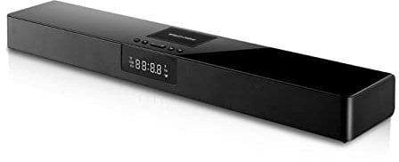 FURUIWUFENG Barre de Son Colonne Wireles Haut-Parleur Compatible Bluetooth la télé Soundbar Home Home Theatre Barre de Son TF l'horloge RCA Écran d'affichage de Charge sans Fil Haut Parleur