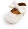 MASOCIO Scarpe Neonata Ballerina Scarpine Primi Passi Battesimo Scarpette Bimba Femmina Taglia 20 12-18 Mesi Bianco