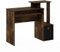 Furinno 12095APBK Mehrzweck Home Office Computer Schreibtisch, PC-Tisch, Bürotisch mit Ablage, Technisches Holz, Bernsteinkiefer/Schwarz, 39.9 (D) x 100.1 (W) x 86.6 (H) cm