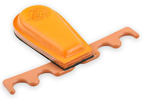 KONLLEN Beschwerter Queuehalter aus Leder mit 4 Löchern Billardständer Stangenklemme Pool Snooker