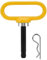 Comonc Perno magnetico per gancio di traino da 1/2 pollici con coppiglia, perno per rimorchio da 680,4 kg, gancio per tosaerba resistente, in acciaio inossidabile, per spazzatrice da giardino, ATV,