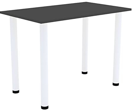AKKE Esszimmertisch 65 cm x 65 cm Esstisch Kleiner Tisch Küchentisch Schreibtisch Dining Table Esszimmermöbel Weiße Beine