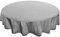 Tischdecke Samba Home, grau, 140 cm rund, Fleckschutz, abwaschbar, für Indoor und Outdoor