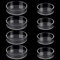 GOMAKERER 8 Stück Garnelenfutterspender, Transparenter Acryl-Garnelen-Futternapf, Tank-Futternapf, Rund, Durchsichtiges Geschirr, Aquarium-Zubehör Für Fische, Garnelen Und Benthische Tiere