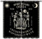 Ouija Brettvorhänge, Halloween, gruseliger Totenkopf, Skelett, Tanz, Vintage, Gothic, Sonne, Mond, geheimnisvoller magischer Druck, Verdunkelung, Fensterbehandlungen für Wohnzimmer, Schlafzimmer,