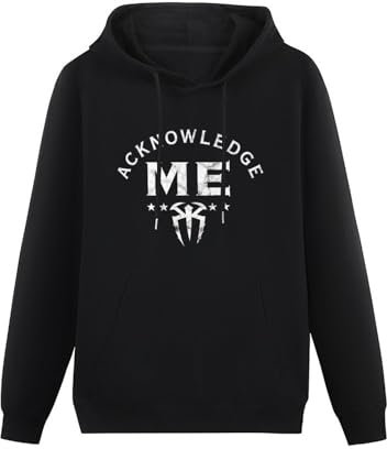 Lahe Atong Roman Reigns Acknowledge Me Mens Hoody Size S