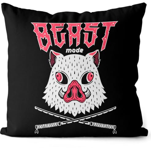 style3 Beast Mode Kissen mit Füllung 40cm Baumwolle Demon Anime Japan Manga