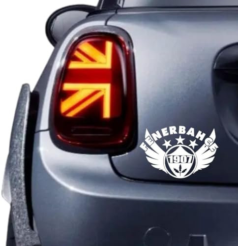 Fenerbahce Autoaufkleber 13x9cm weiß Fener Love Türkiye