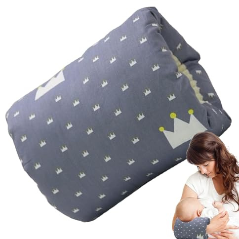 Gemütliches Wiegen kissen, Cozy Cradle Pillow, gemütliches Wiegen-Still-Armkissen, weiches bequemes waschbares Baby Fütterkissen mit Armloch für Neugeborene, Stillen, Reisen, Mutter, Kinder, 25x23cm