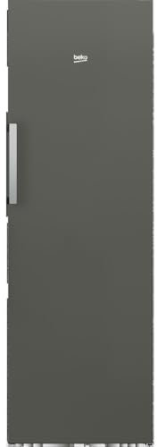 Beko RFNE290L41GN - Congelador Vertical, No Frost, Clase Energetica E, Mecánico, 5 cajones + 2 tapas, Color Acero Inox