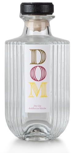 Dom Destille DOM Dry Gin | 40% Vol | 500 ml | Premium Wacholdergin | Wacholder, Koriander & Kardamom · trocken & ausbalanciert · ideal für Gin Tonic · handgemacht in Hessen · schönes Geschenk