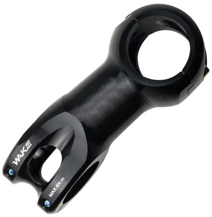 BESNIN Fahrrad Vorbau Schwarz MTB Vorbau Drop 10 Grad 31.8mm 45mm/60mm/70mm/80mm/90mm/100mm/110mm/120mm Mountainbike Vorbau Lenker Vorbau für Radsport Aluminium (Drop 10 Grad, 80mm)