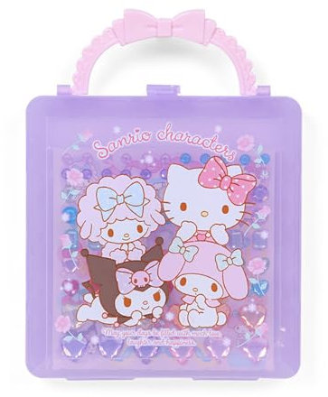 Sanrio 429074 Mal- & Aufkleber-Set, Pink, ca. Breite 6,3 x Tiefe 1,2 x Höhe 22,6 cm (16 x 3 x 22,5 cm), SANRIO Charaktere