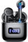 Generico Cuffie Bluetooth 40 Ore di Riproduzione, 5.3 Bluetooth Cuffie Wireless con 4 ENC Mic, IPX7 Impermeabili Cuffiette Bluetooth con Display LED