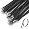 30 Pièces Collier de Serrage, Attaches Câbles en Acier Inoxydable, 300mm Collier de Serrage Inox Autobloquante, Serre Câbles Inox, Attache Câble Résistant aux UV, Pour Câbles Groupés