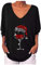 2020 Winter Langärmeliges Weihnachtsweinglas V-Ausschnitt Gummipuppe Lustig Tennisshirt