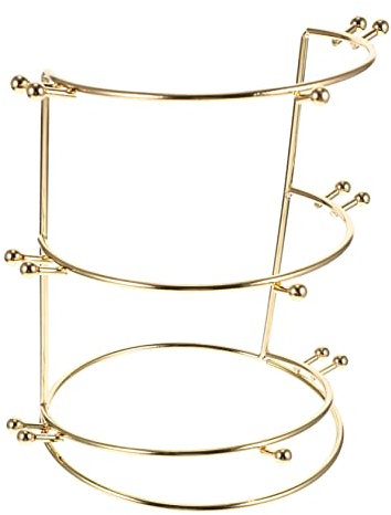 HOMOCONO Stirnbandhalter für Die Braut Dreistufiges Präsentationsregal Schützt und Organisiert Haarbänder